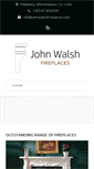 Mobile Screenshot of johnwalshfireplaces.com